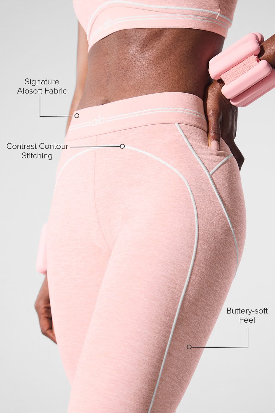 Alo Yoga Alosoft High-Waist Heart Throb Legging