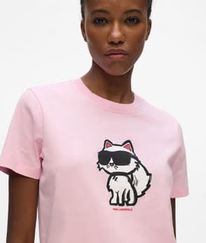 KarlLagerfeld Ikon Choupette Binding Tote Bag Off White