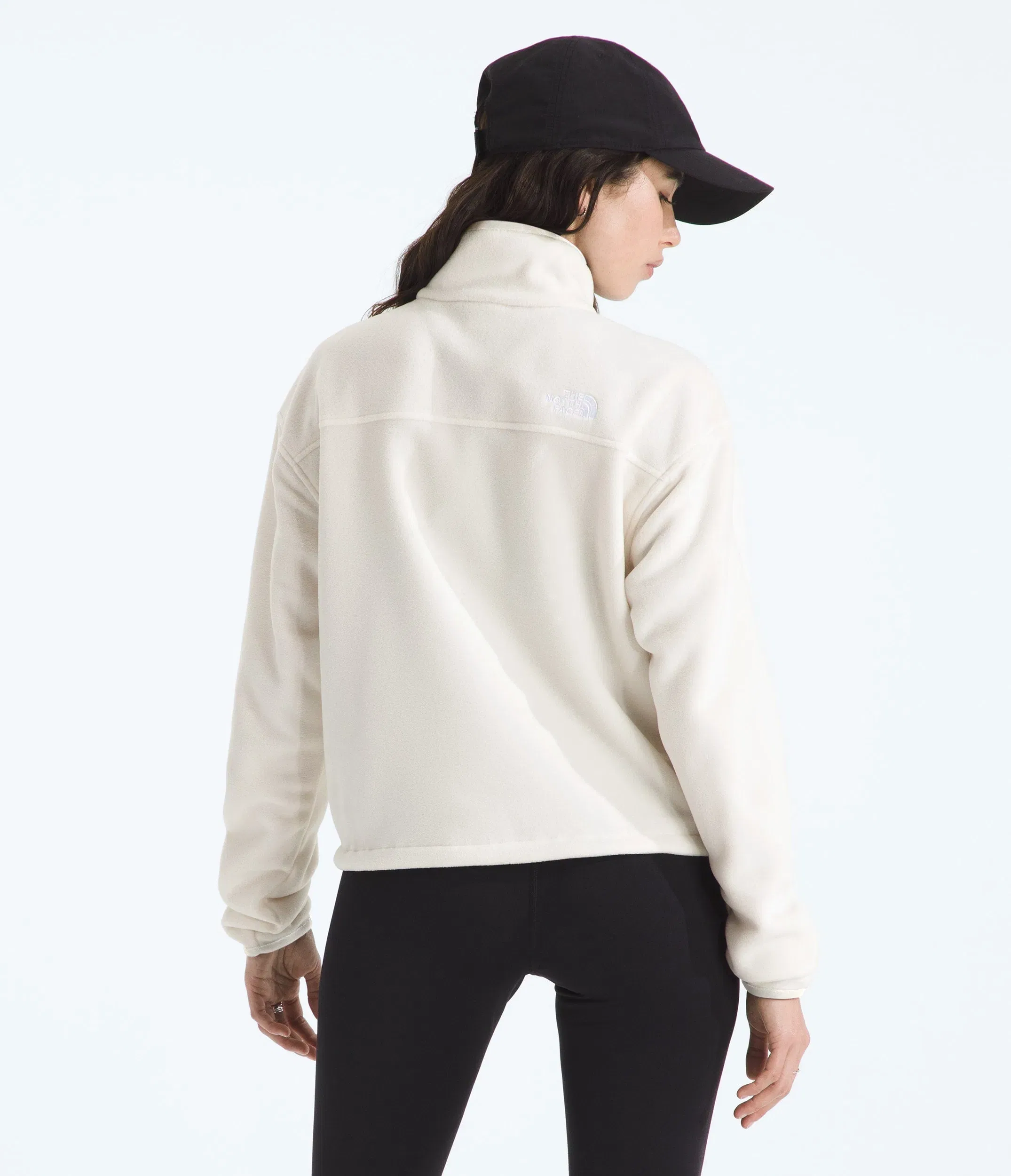 The North Face Women’s Glacier Fleece ½-Zip Short Jacket White Dune