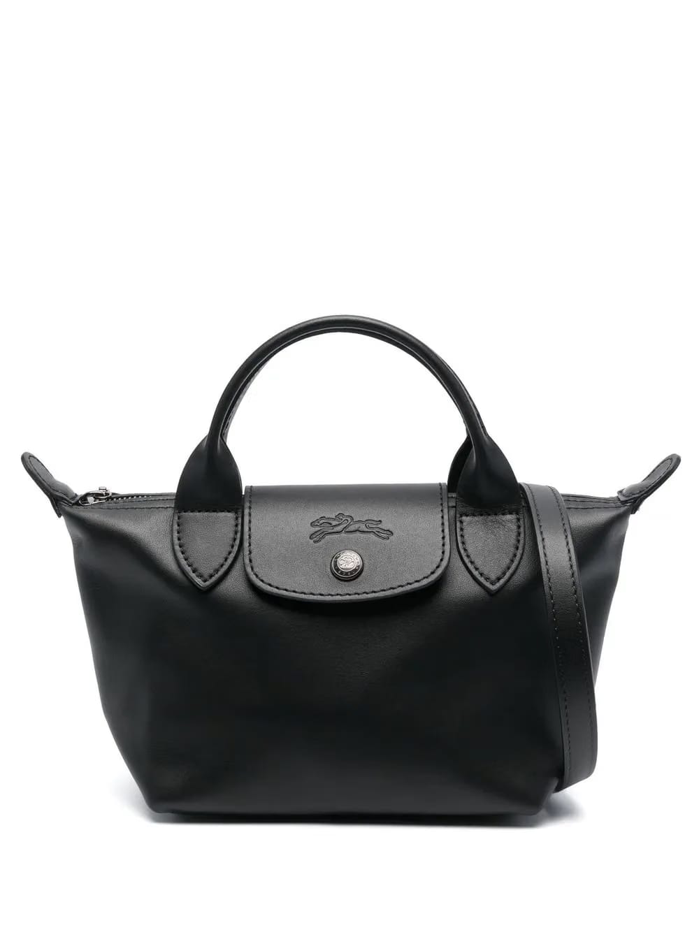 Le Pliage leather mini bag