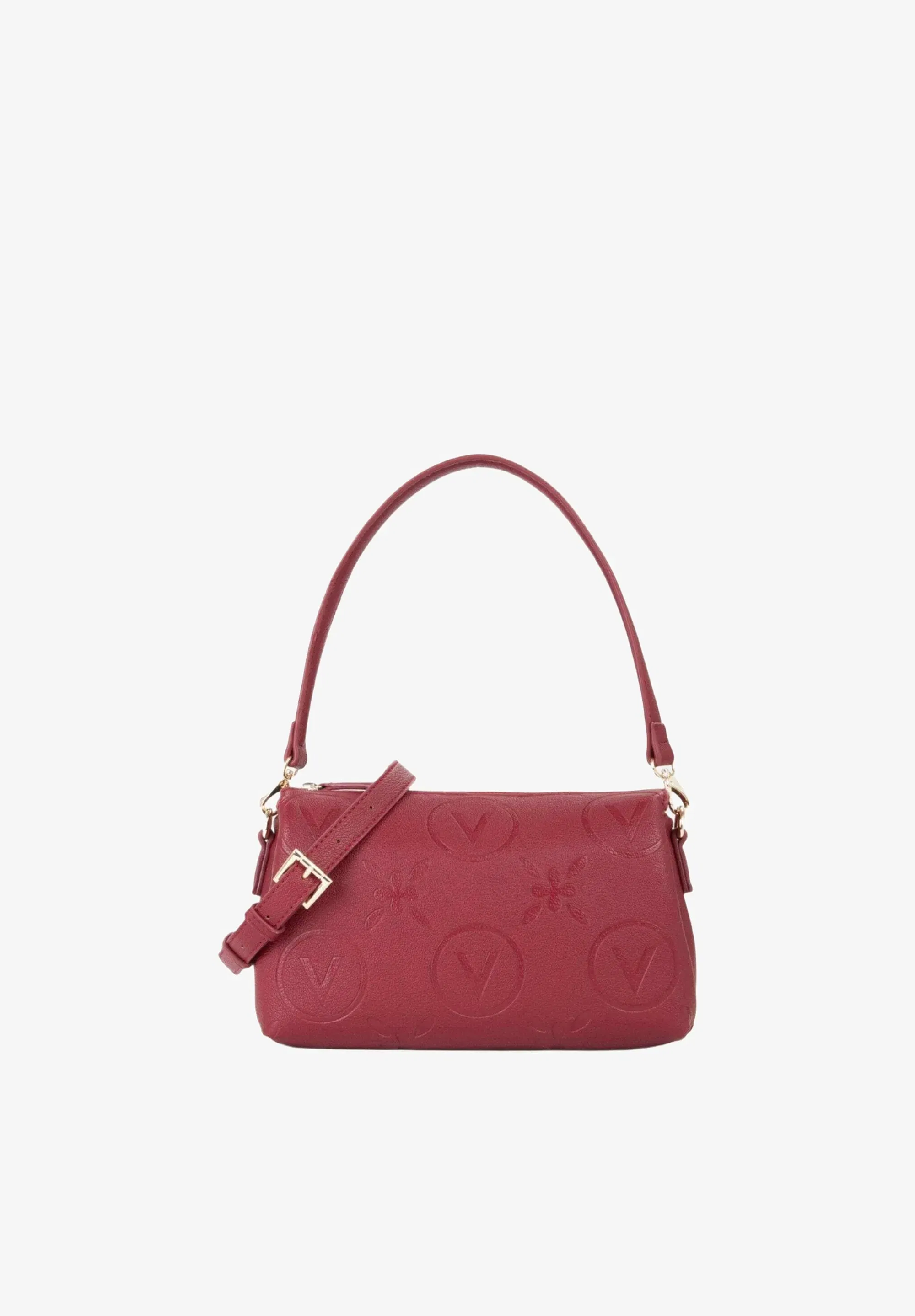 Valentino Bags Valentino Sac Bandoulière Samba Re Vbs8Zg14 Rosso Scuro - Handbag - Rouge Rosso Scuro