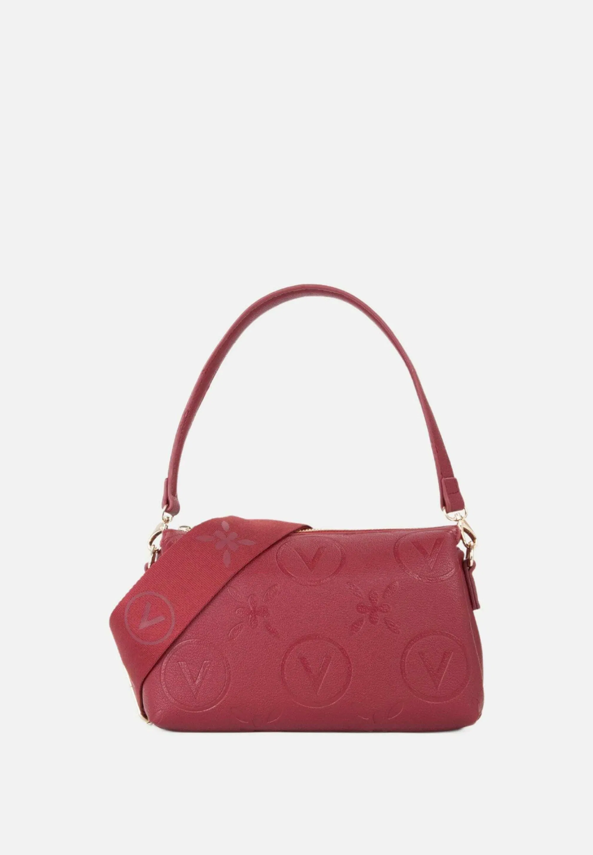 Valentino Bags Valentino Sac Bandoulière Samba Re Vbs8Zg14 Rosso Scuro - Handbag - Rouge Rosso Scuro