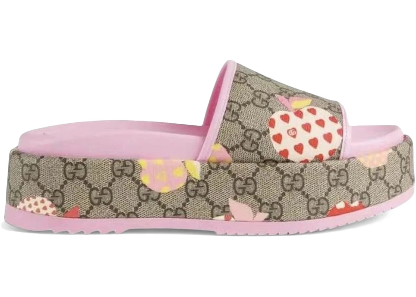 Gucci Gg Slide Les Pommes Womens