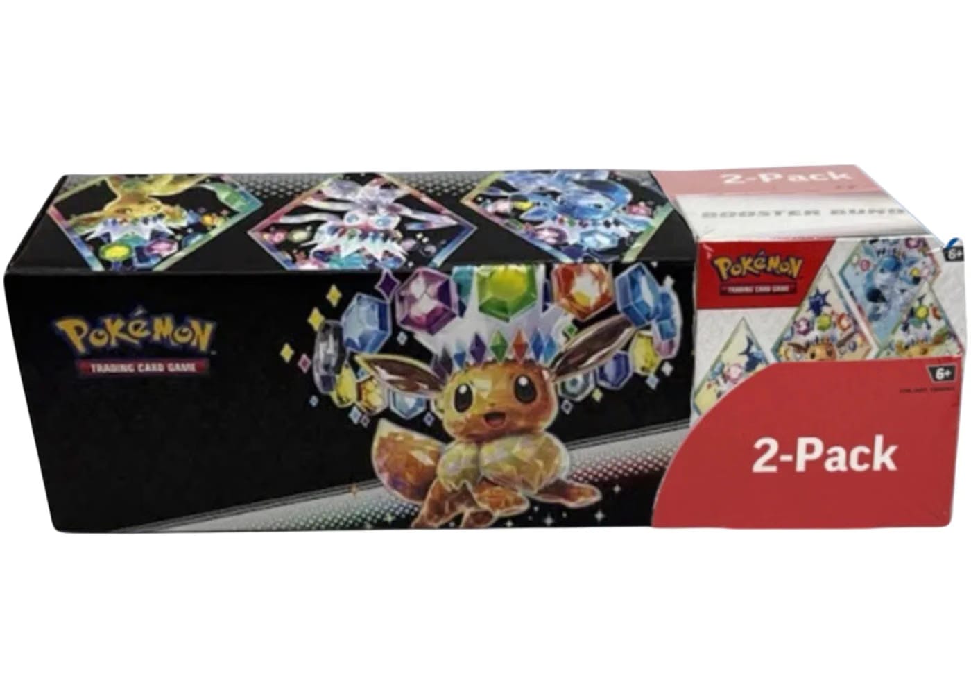 Pokemon Prismatic Evolutions Surprise Box Sams Club Exclusive Booster Bundle 2 Pack