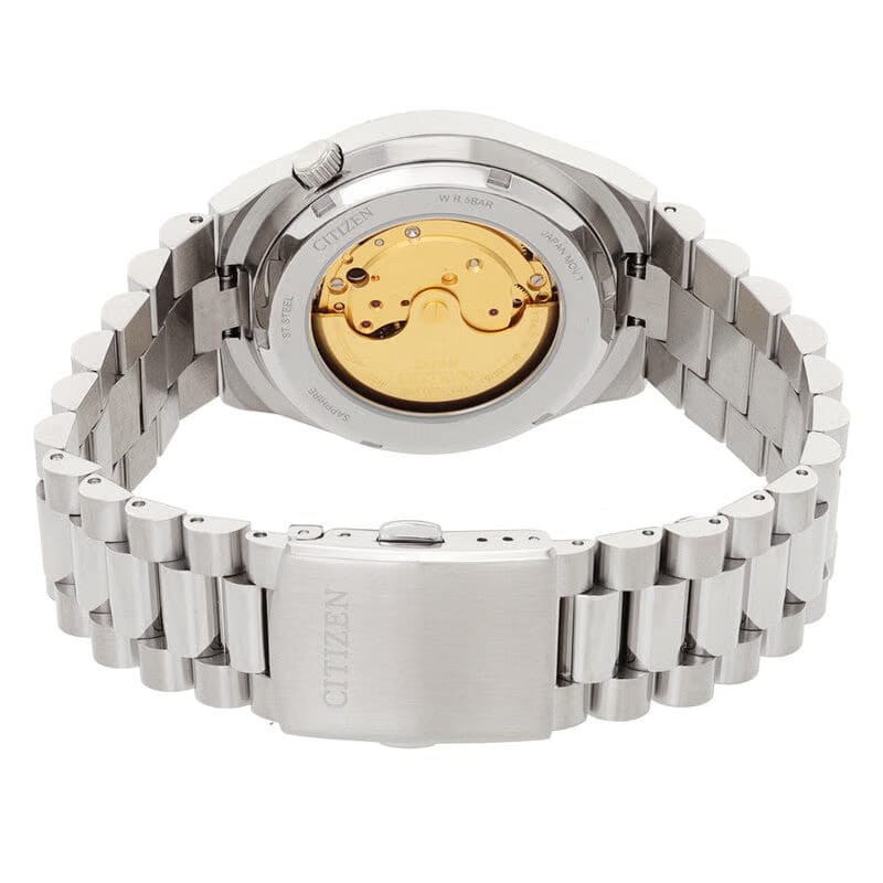 Citizen Tsuyosa Men Automatic Orange Dial Analog Stainless Steel Nj0151-88Z