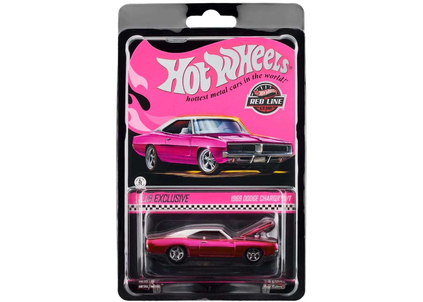 Hot Wheels Rlc Exclusive 1969 Dodge Charger R/T Spectraflame Pink
