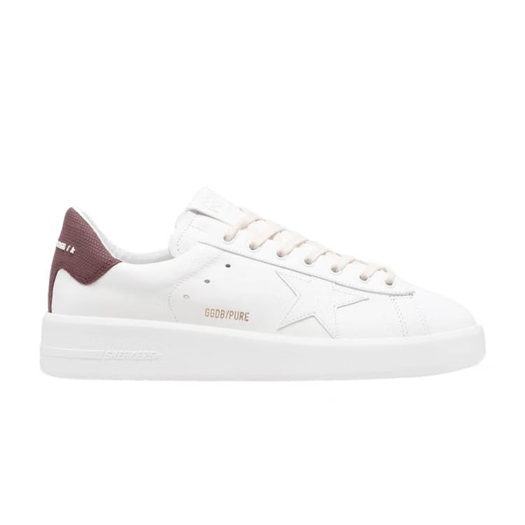 Golden Goose Purestar White Burgundy