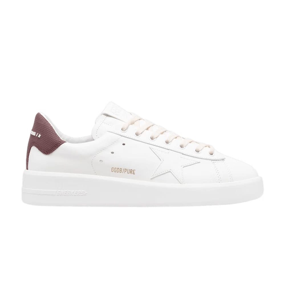 Golden Goose Purestar White Burgundy