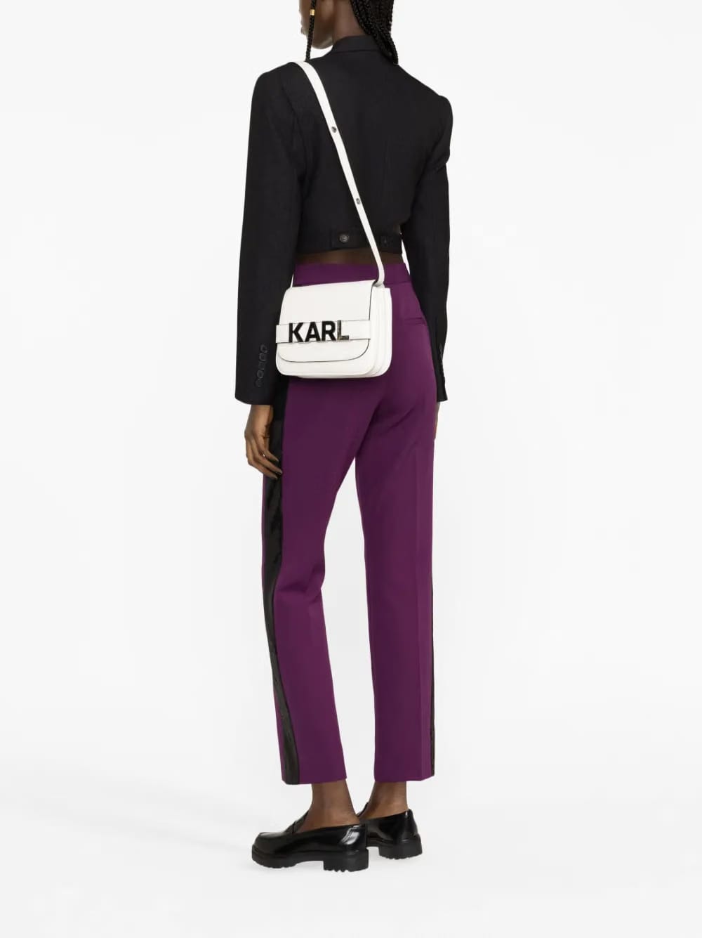 K/Letters recycled-leather shoulder bag