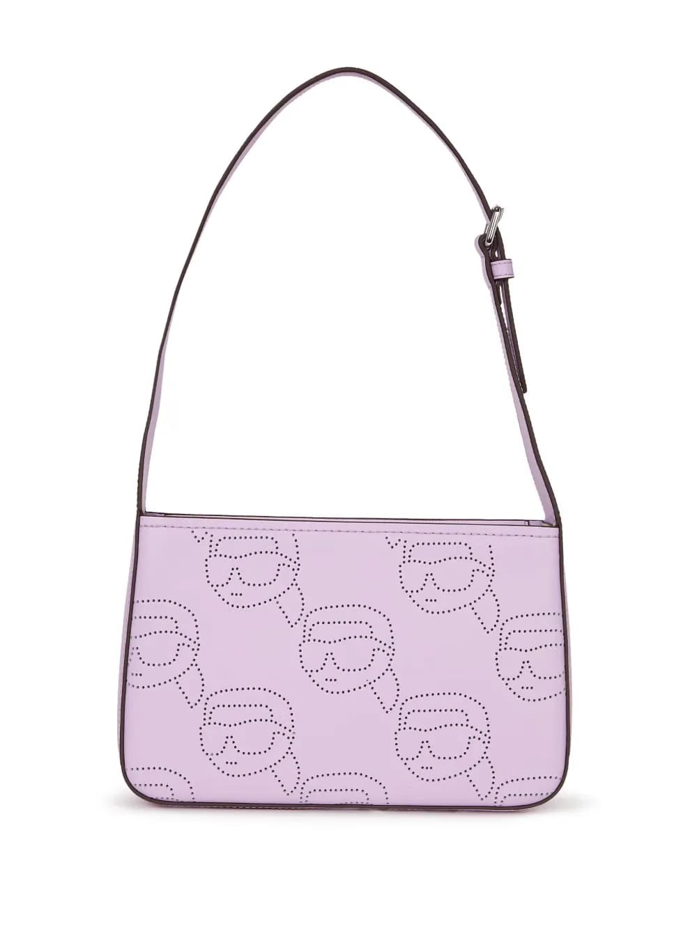 Ikon perforated leather shoulder bag