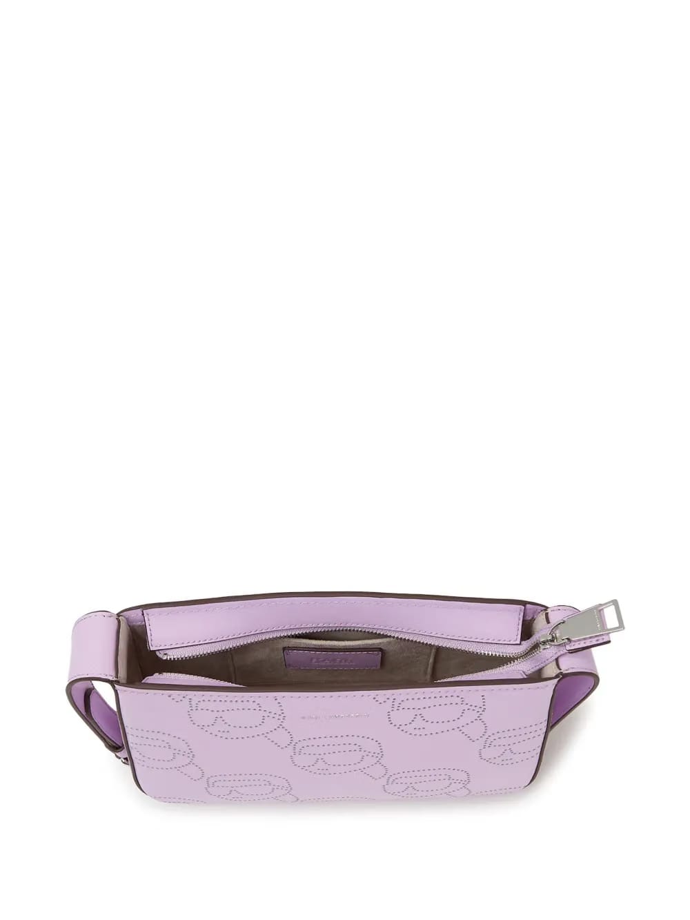 Ikon perforated leather shoulder bag
