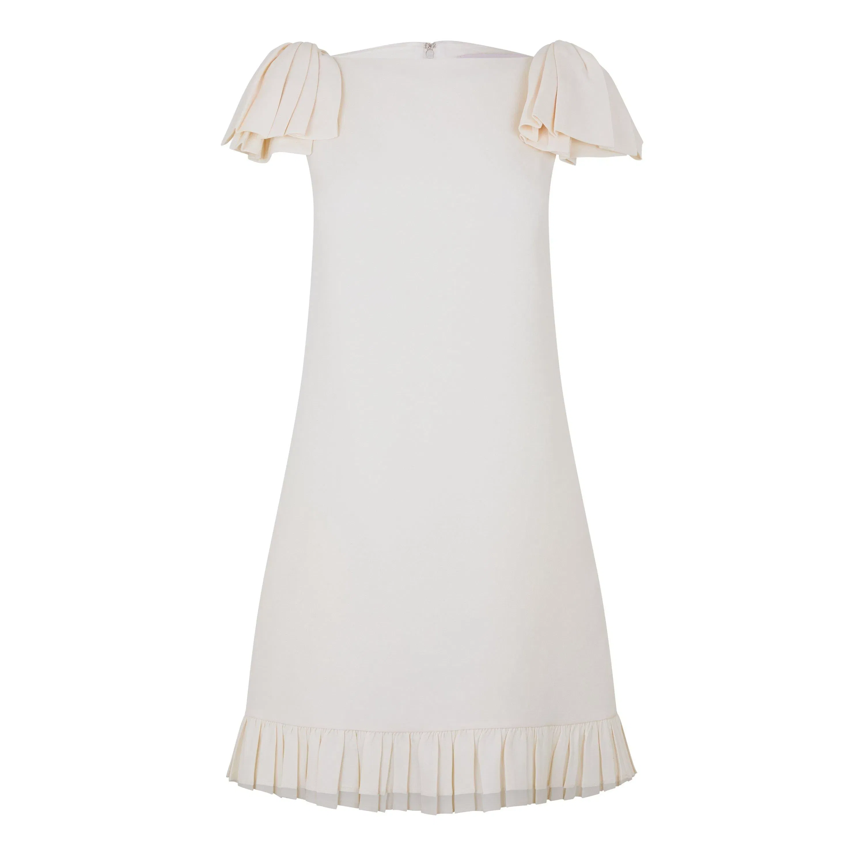 Val Bow Shoulder Shift Dress