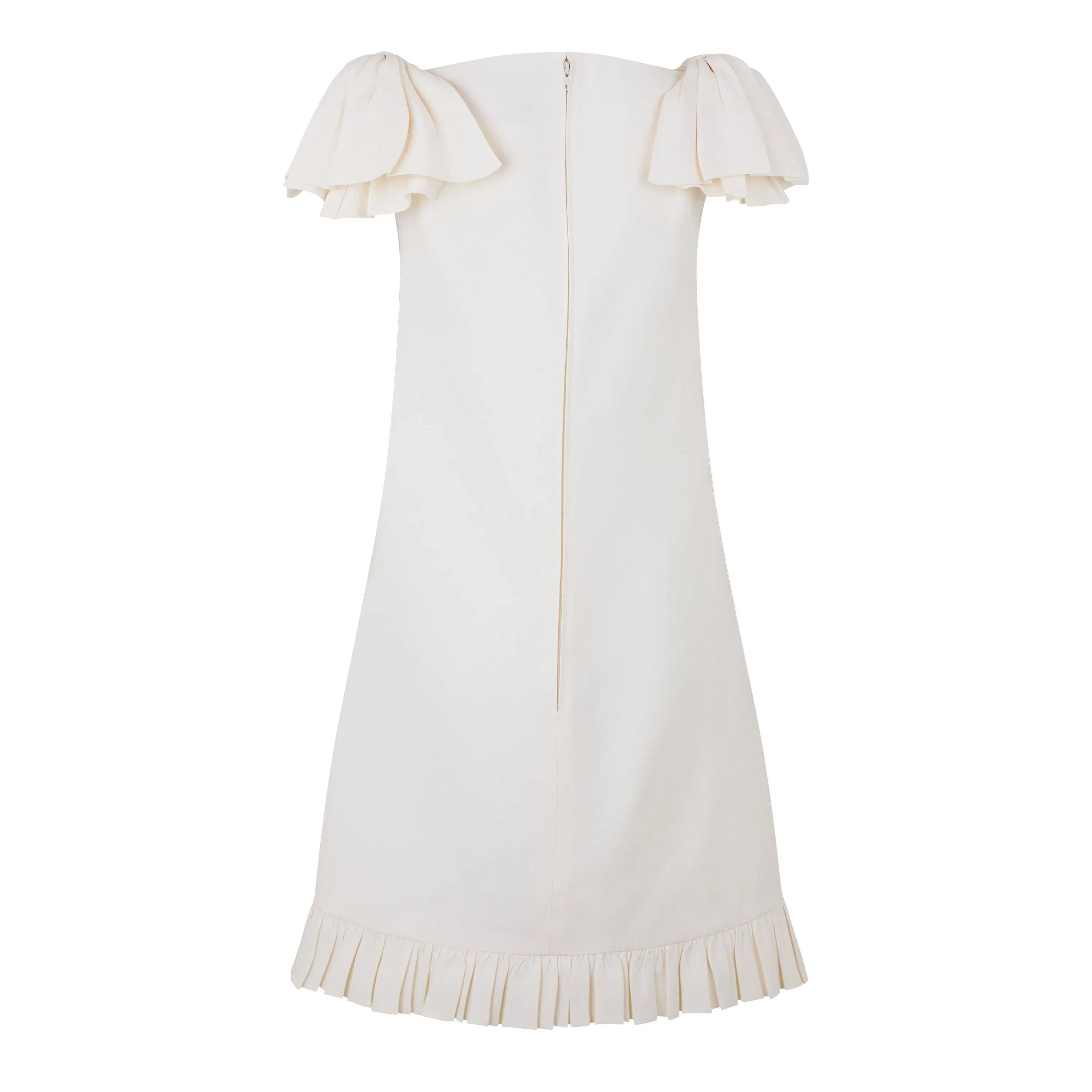 Val Bow Shoulder Shift Dress