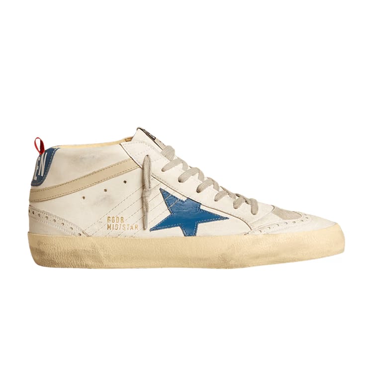 Golden Goose Mid Star White Ocean Blue