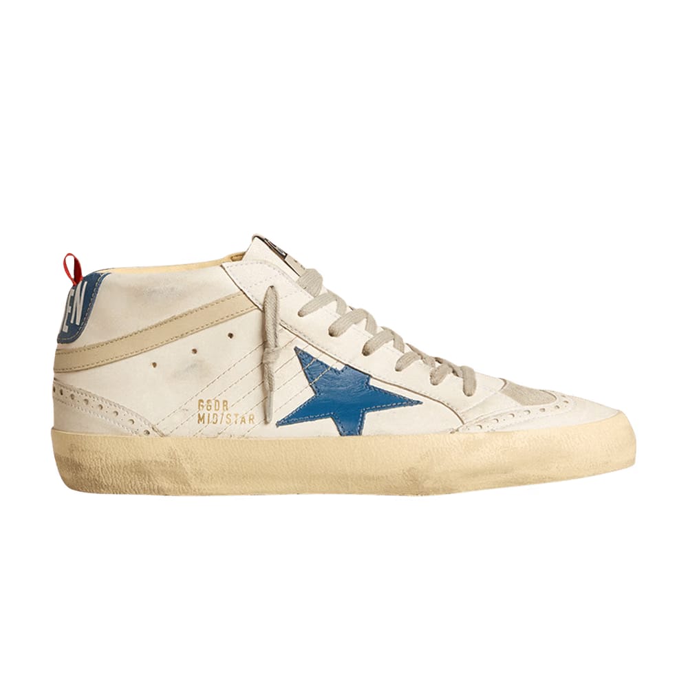 Golden Goose Mid Star White Ocean Blue