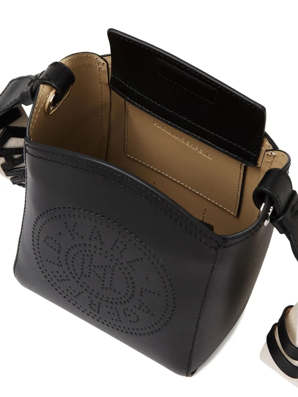 small K/Circle bucket perforated bag
