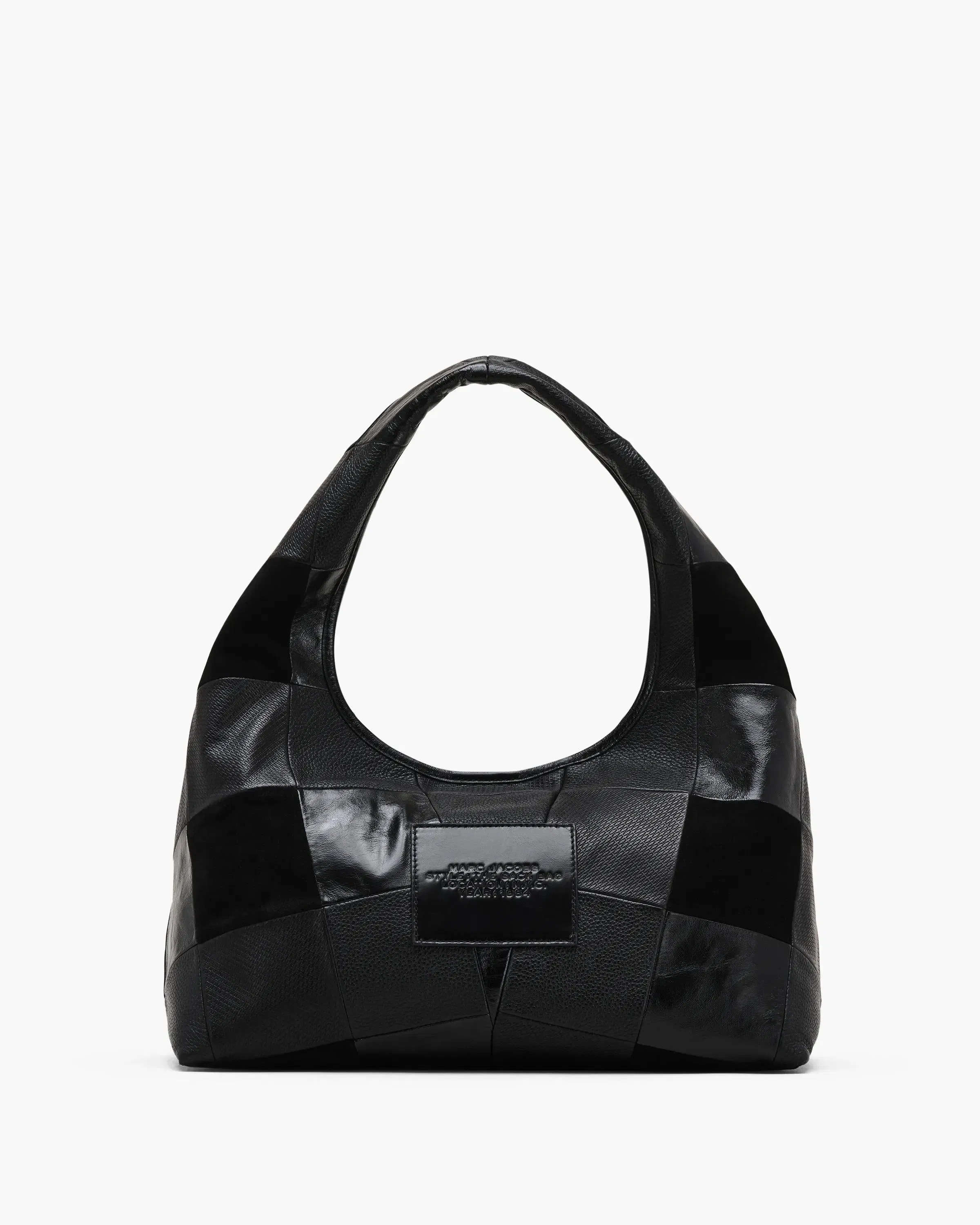 The Suede Patchwork Sack Bag