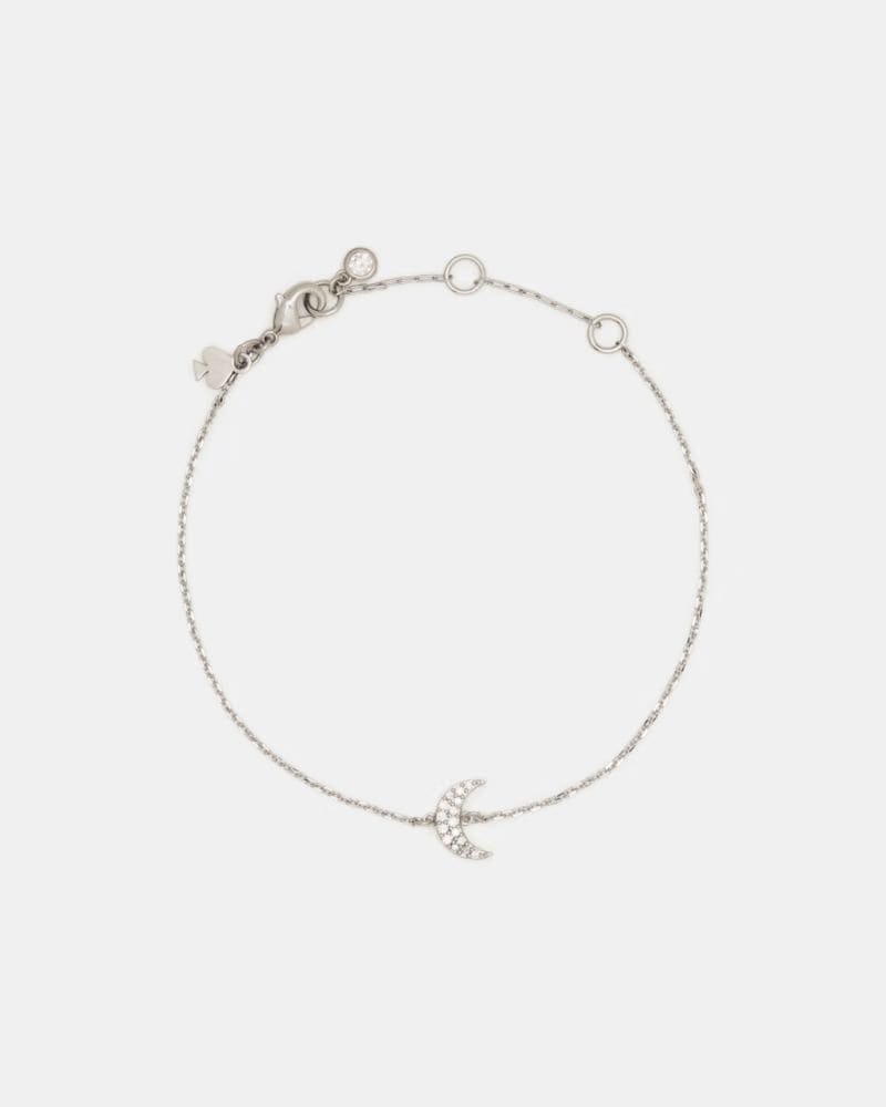 You're A Gem Pave Moon Bracelet