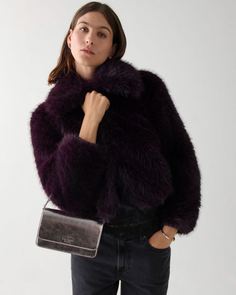 Madison Metallic Willow Mini Flap Crossbody