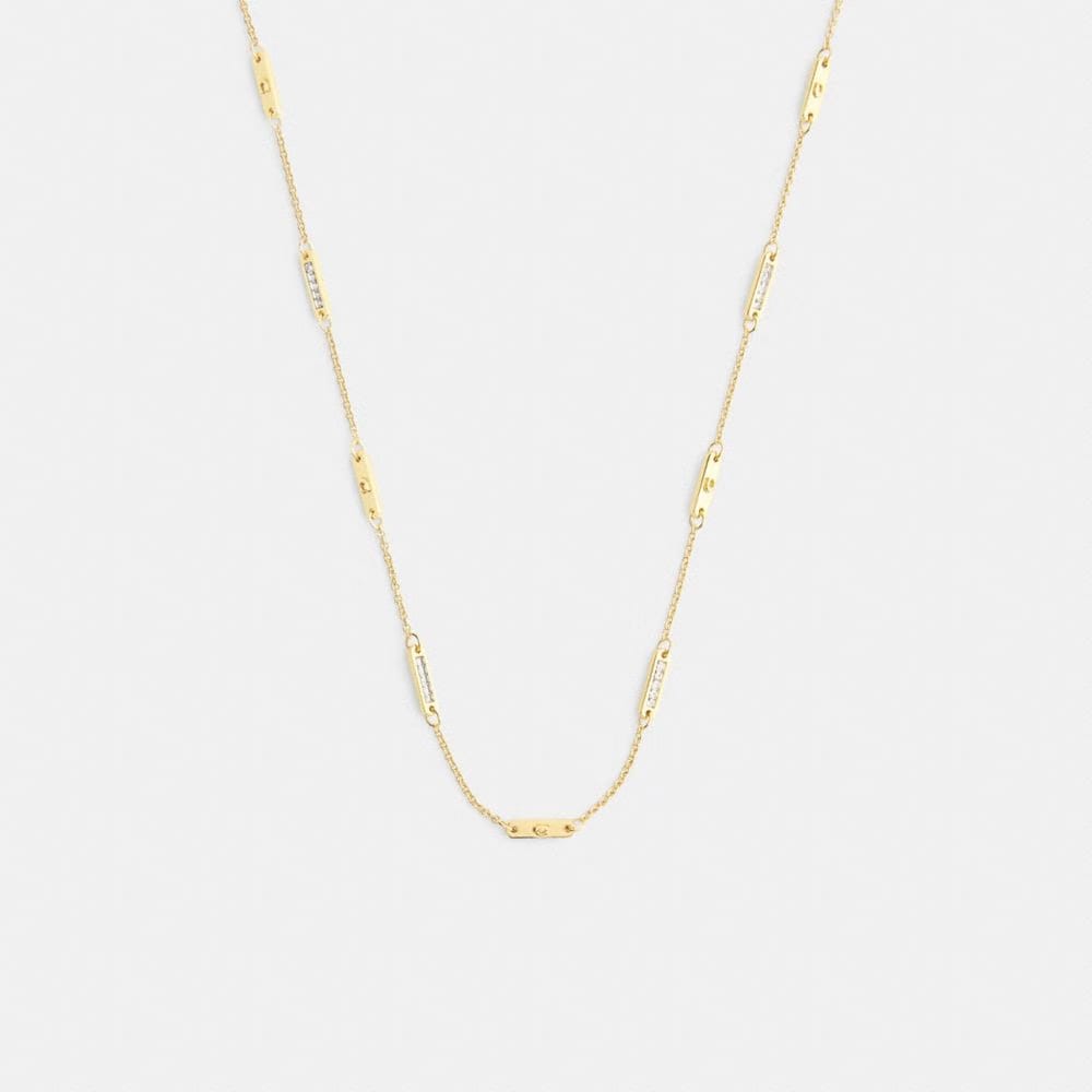 Signature Bar Chain Necklace