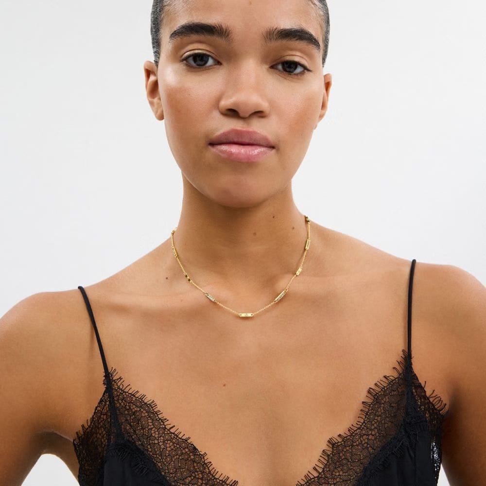 Signature Bar Chain Necklace