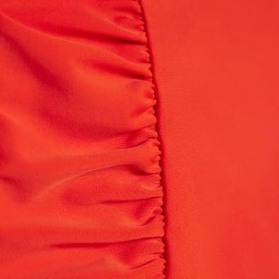 Red Flower Detail Swimsuit