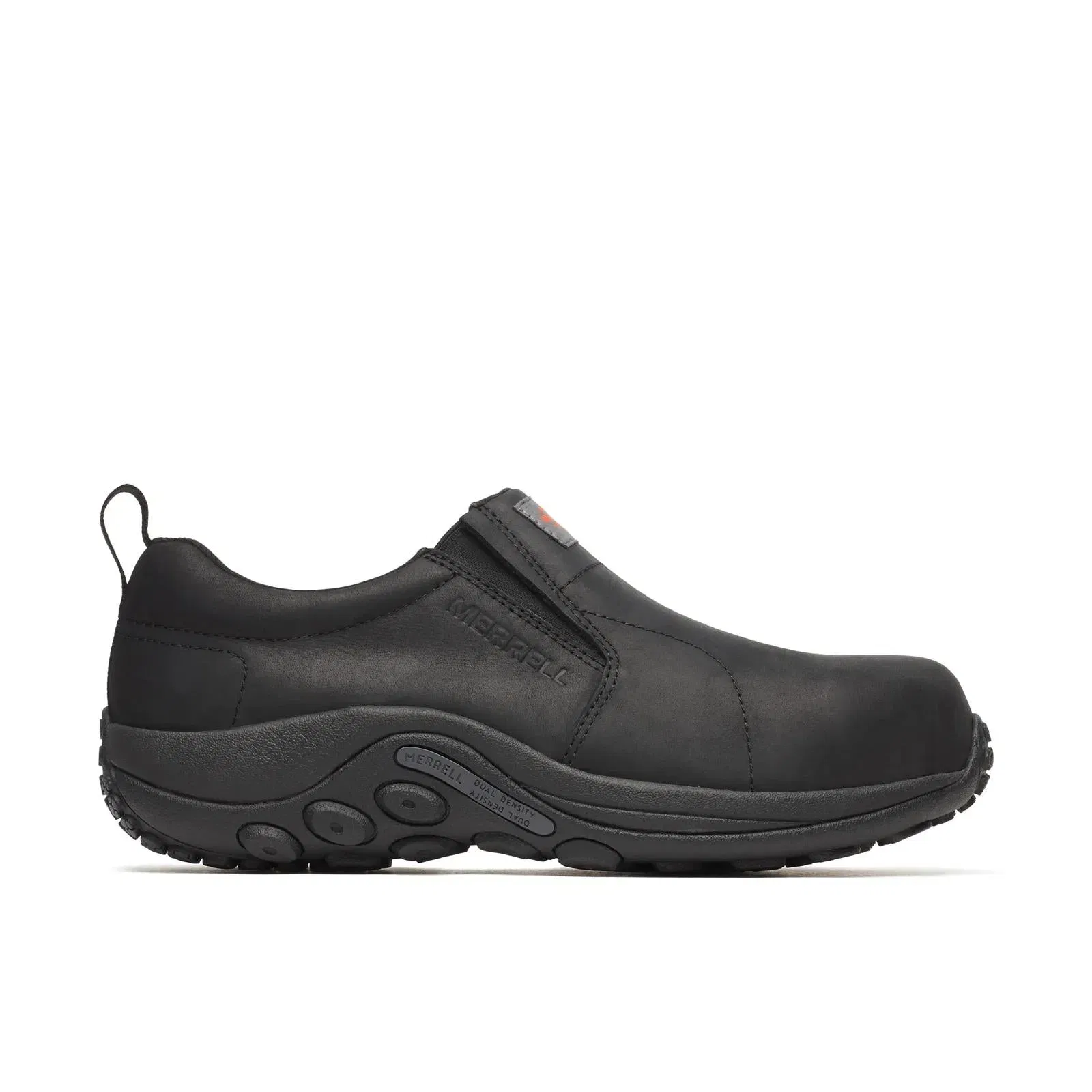 Merrell Men's Jungle Moc Leather Hi-Vis Carbon Fiber Low Black