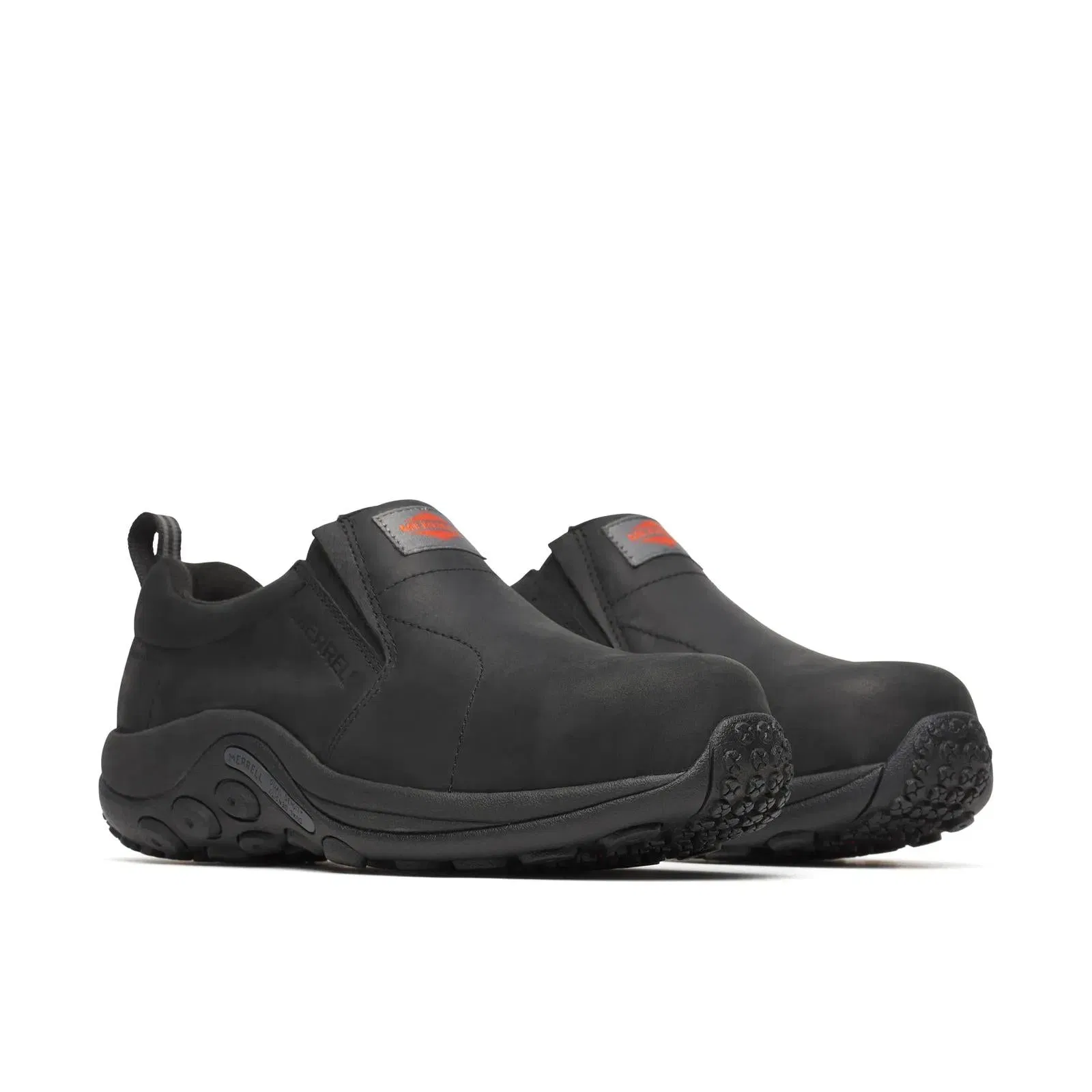 Merrell Men's Jungle Moc Leather Hi-Vis Carbon Fiber Low Black