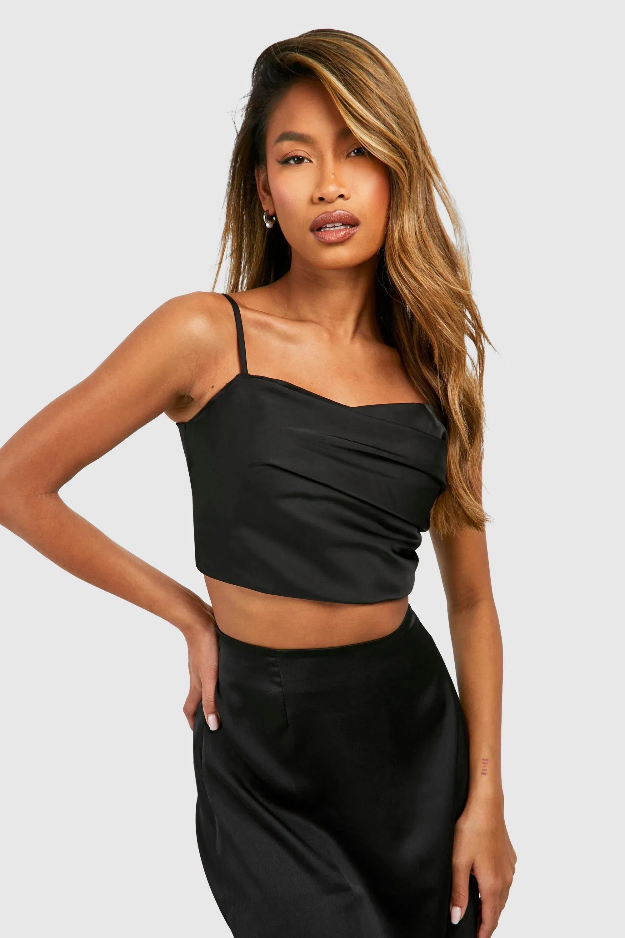 Satin Drape Corset