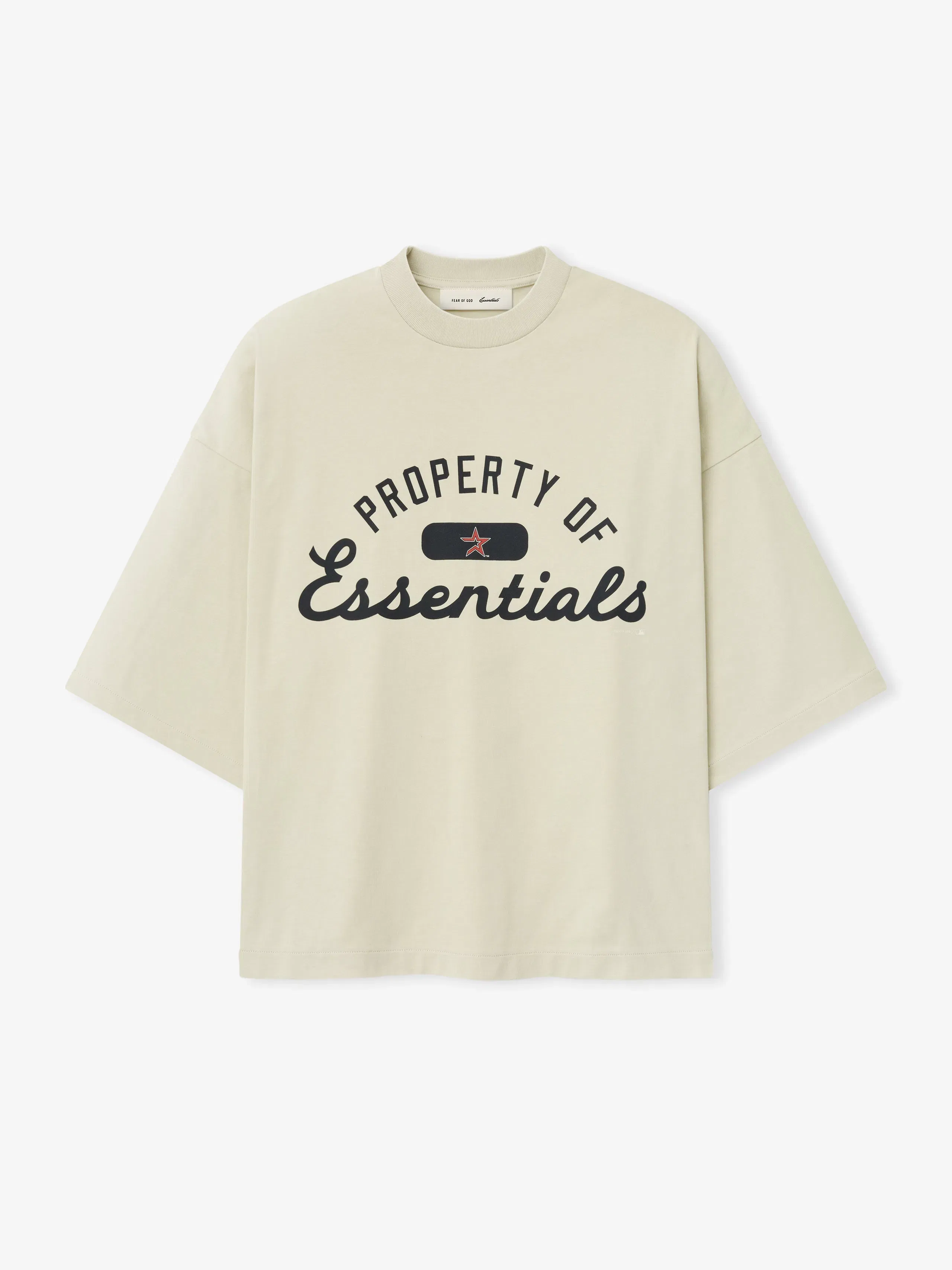 Essentials Astros Merch T-Shirt Sandstone