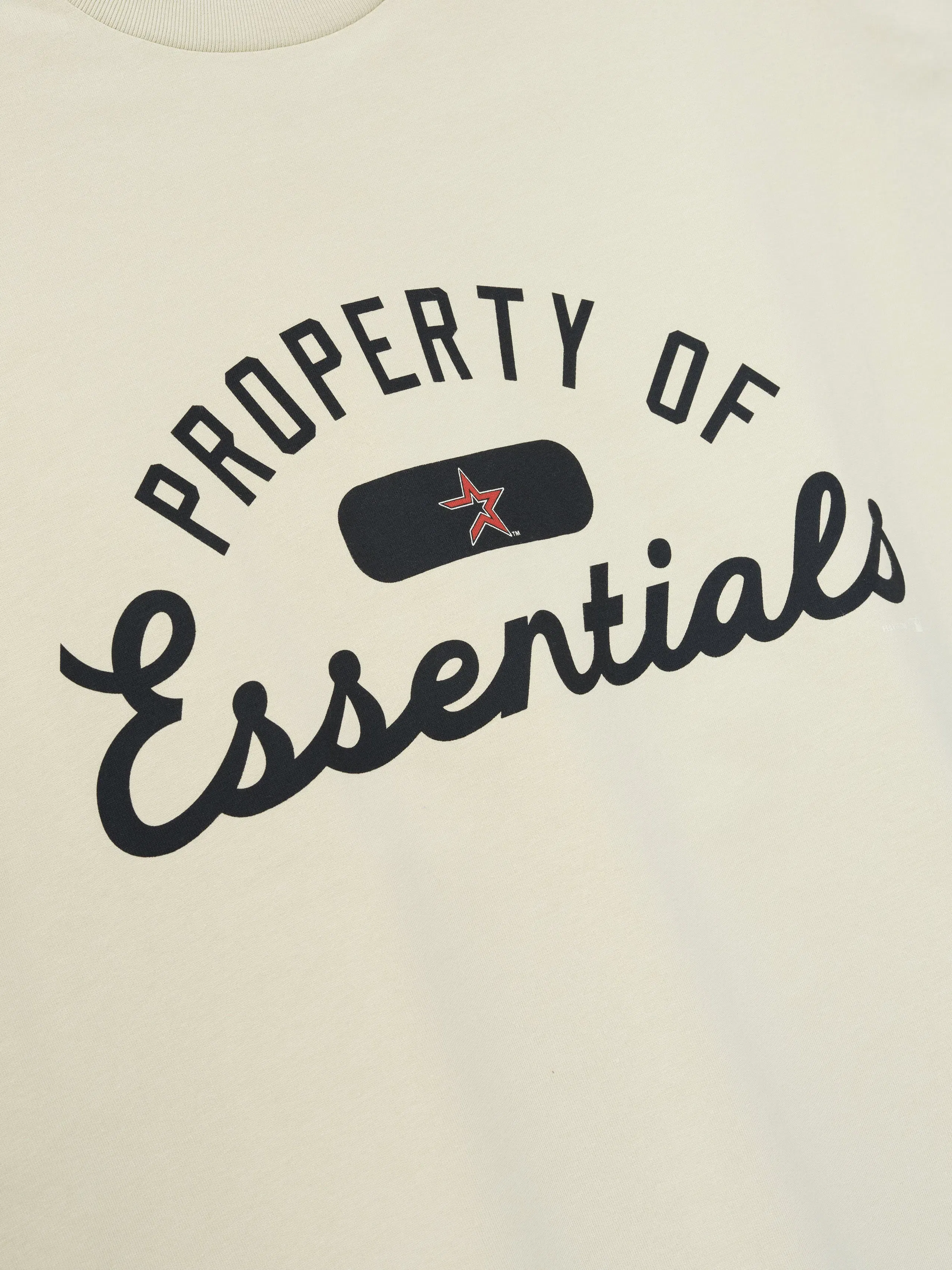 Essentials Astros Merch T-Shirt Sandstone