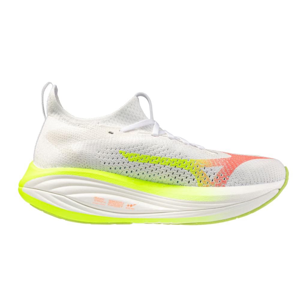 Mizuno Women's Neo Vista 3 Running Shoe Gf White Flamingo Coral