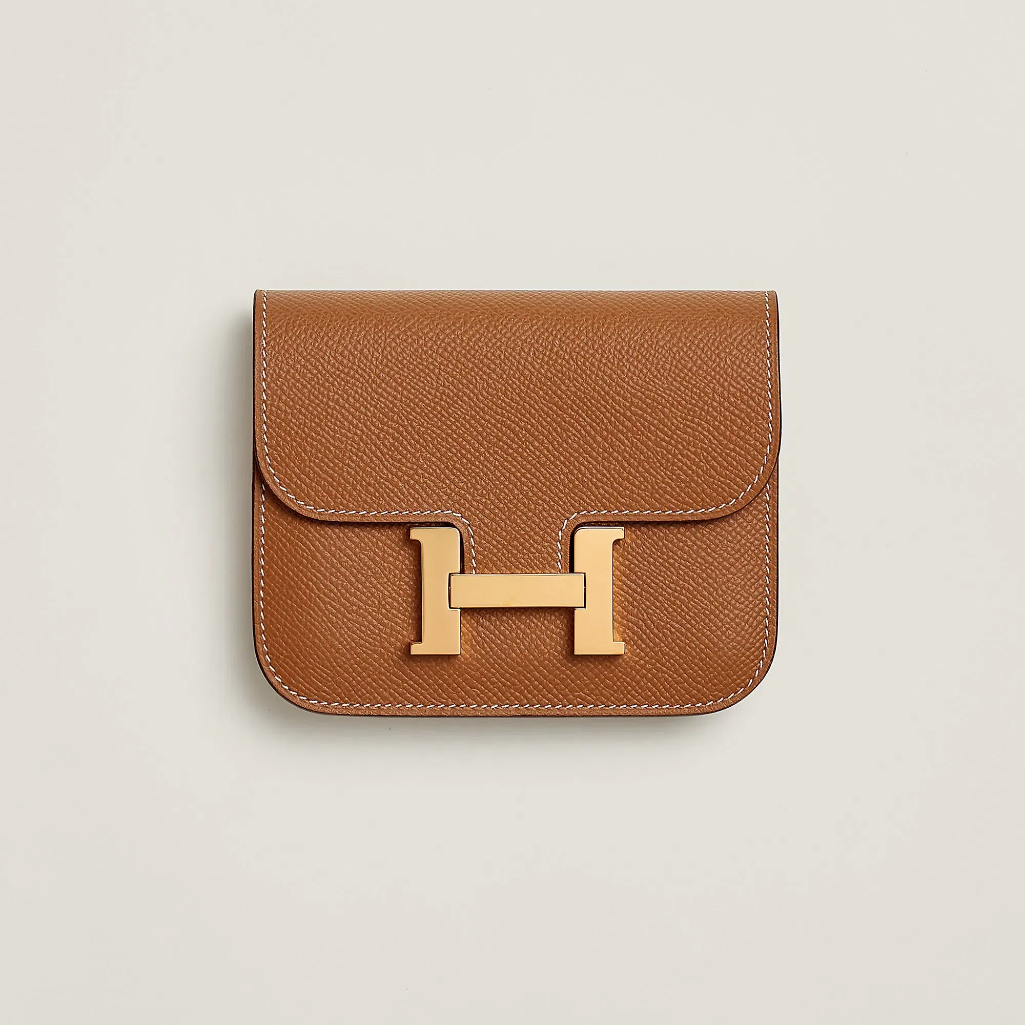Hermes Constance Slim Wallet Alezan