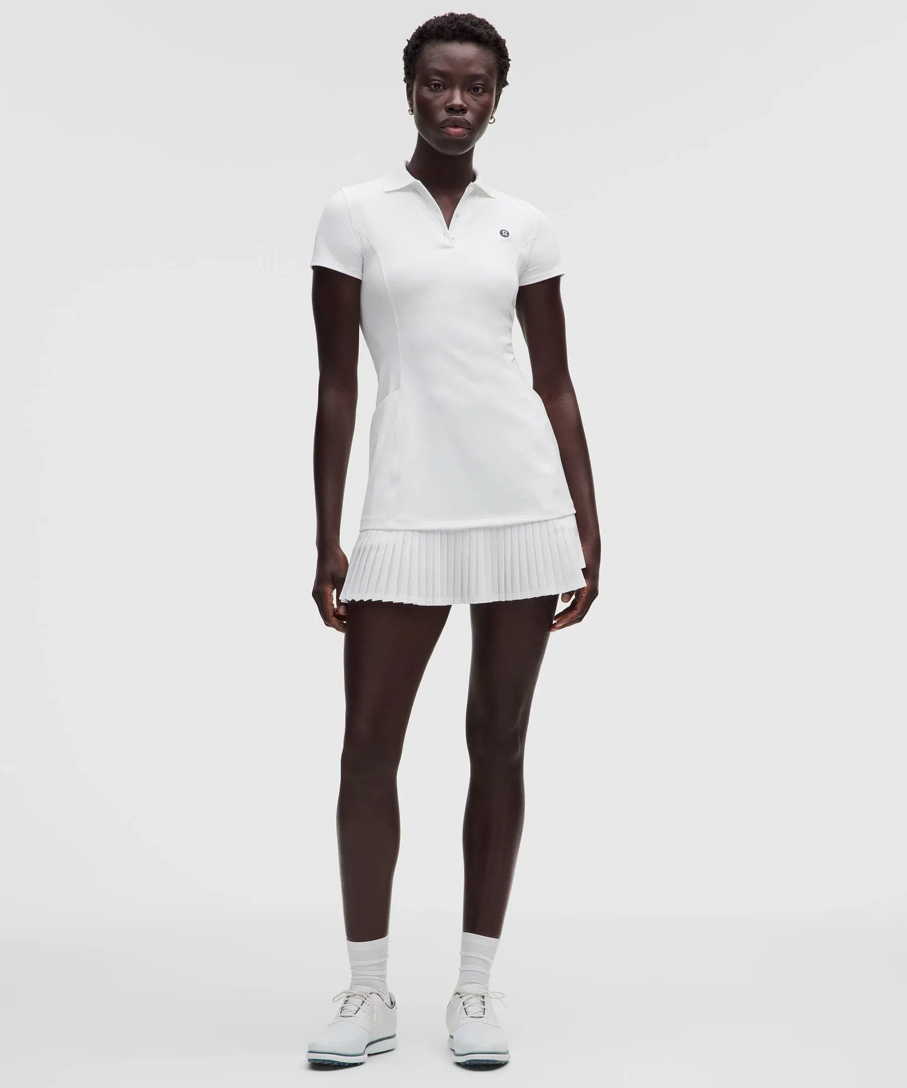 Lululemon Pleated-Hem Polo Golf Dress