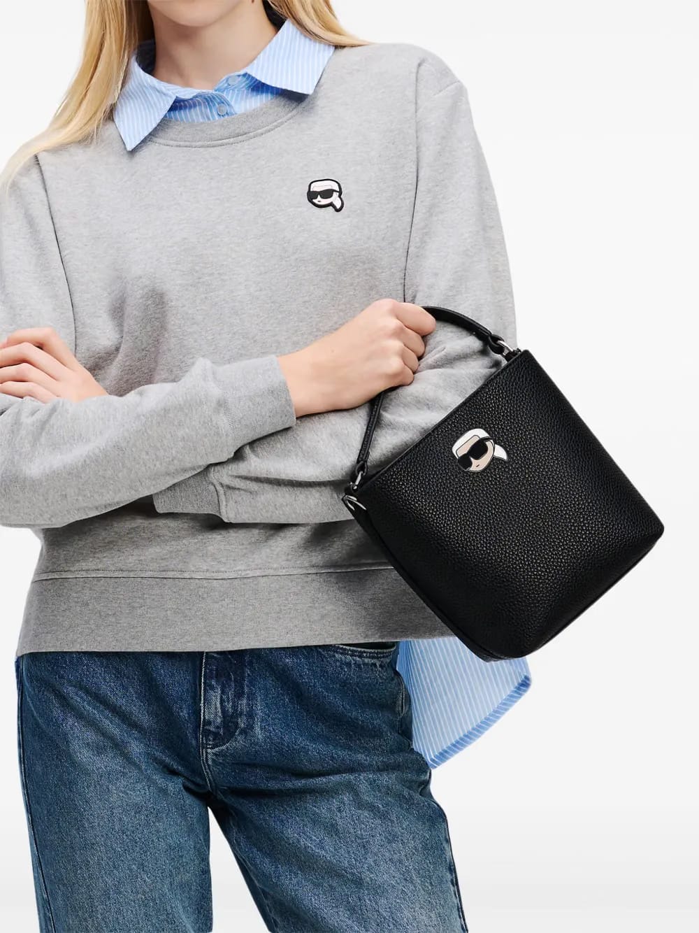 Ikon bucket bag
