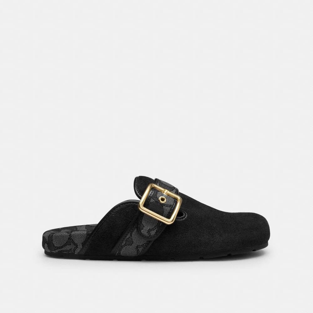 Women's Coach Archival Buckle Clog Black