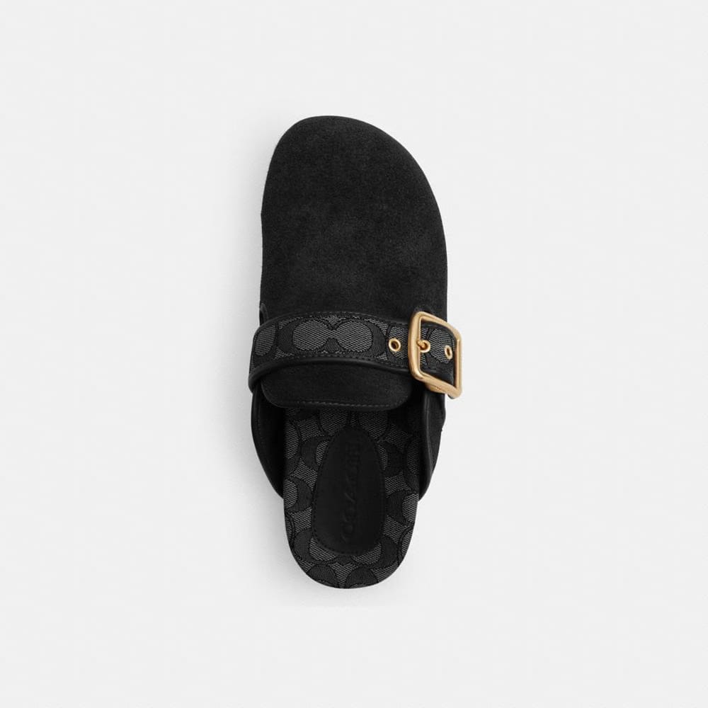 Women's Coach Archival Buckle Clog Black