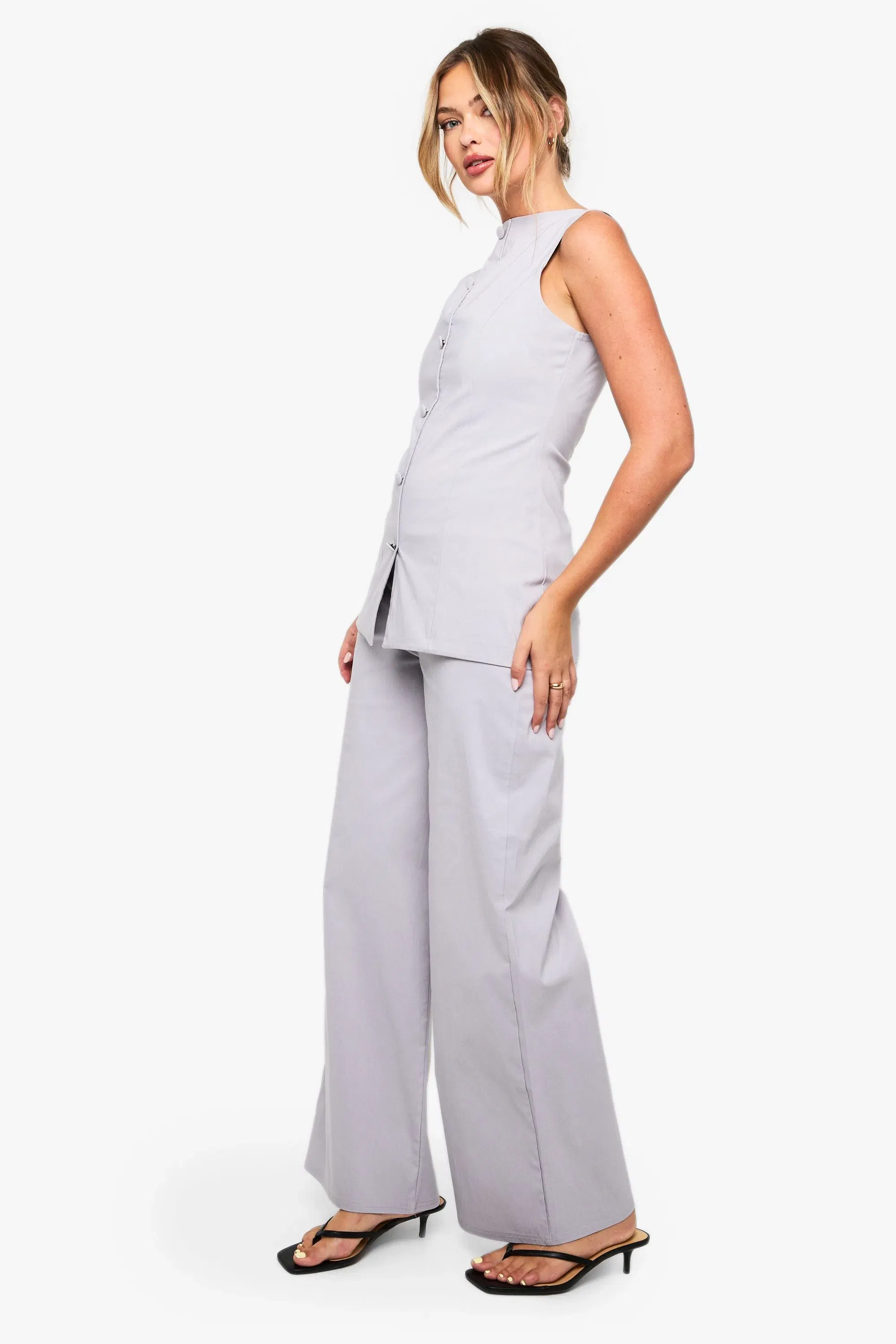 Super Stretch Wide Leg Trousers