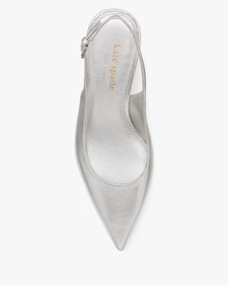 Soiree Metallic Slingback Pumps