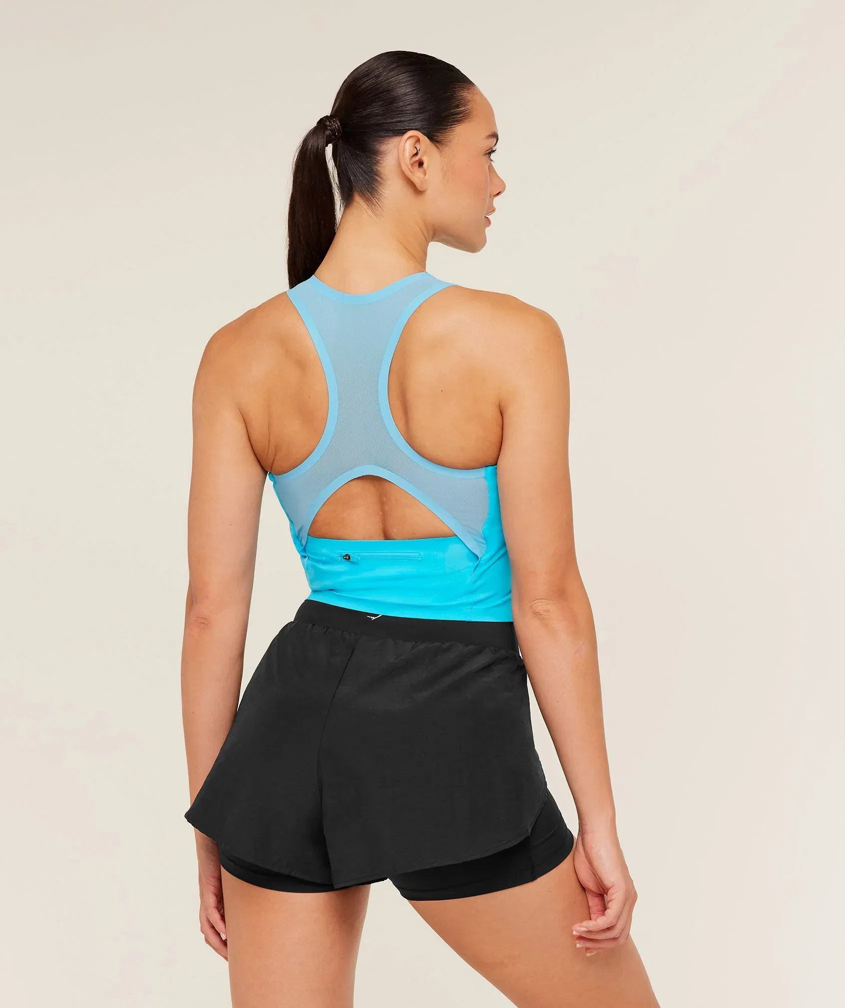 Gymshark Running Elite Bodyfit Tank - Brand Blue