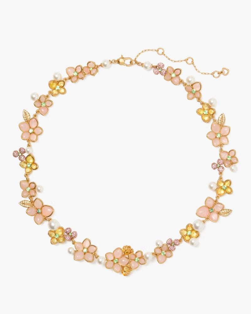 Pastel Petals Statement Necklace
