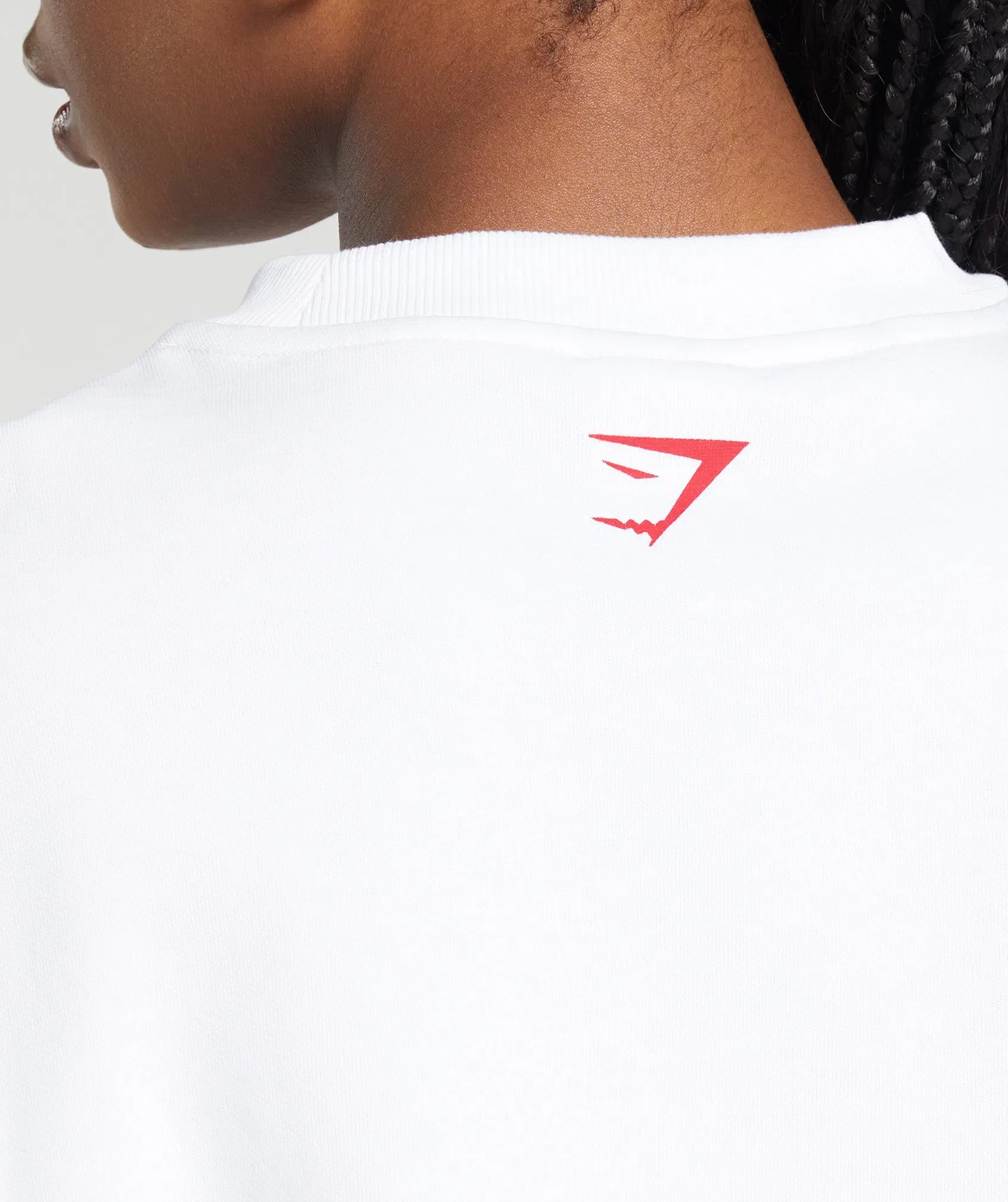 Gymshark I Heart Gym Oversized Sweatshirt - White