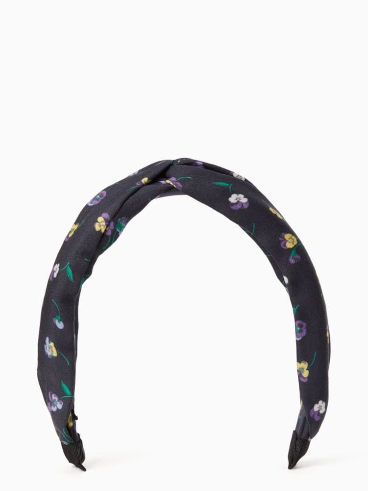 Pansy Toss Twisted Floral Headband