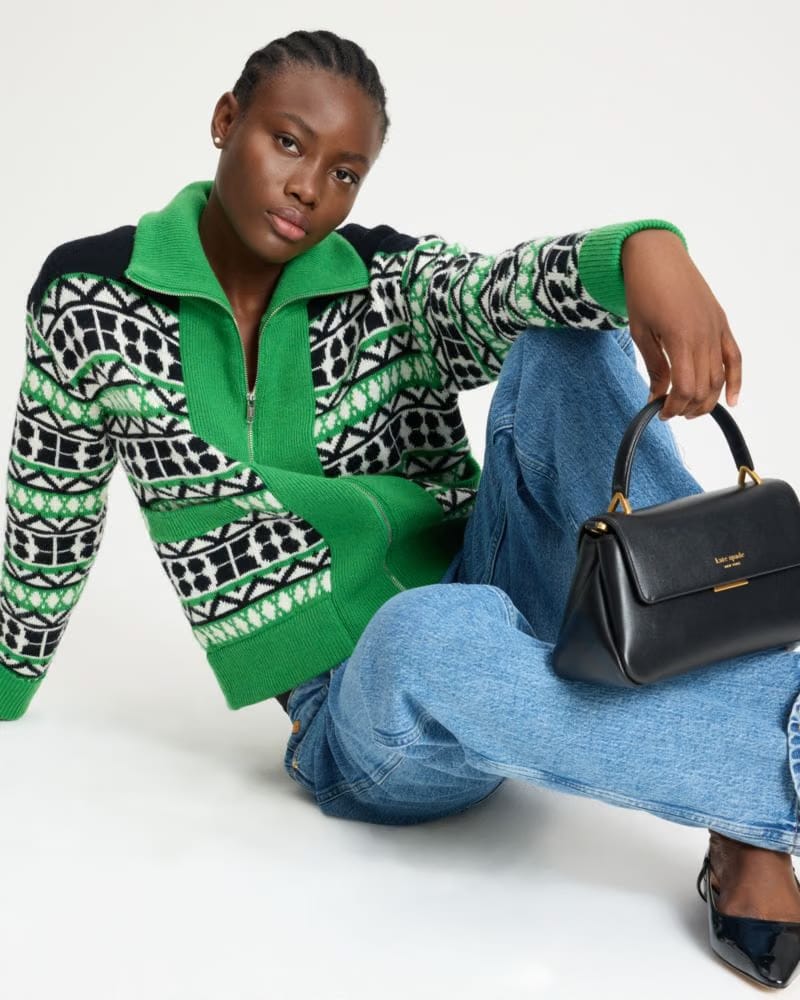 Noel Fair Isle Zip-up Sweater