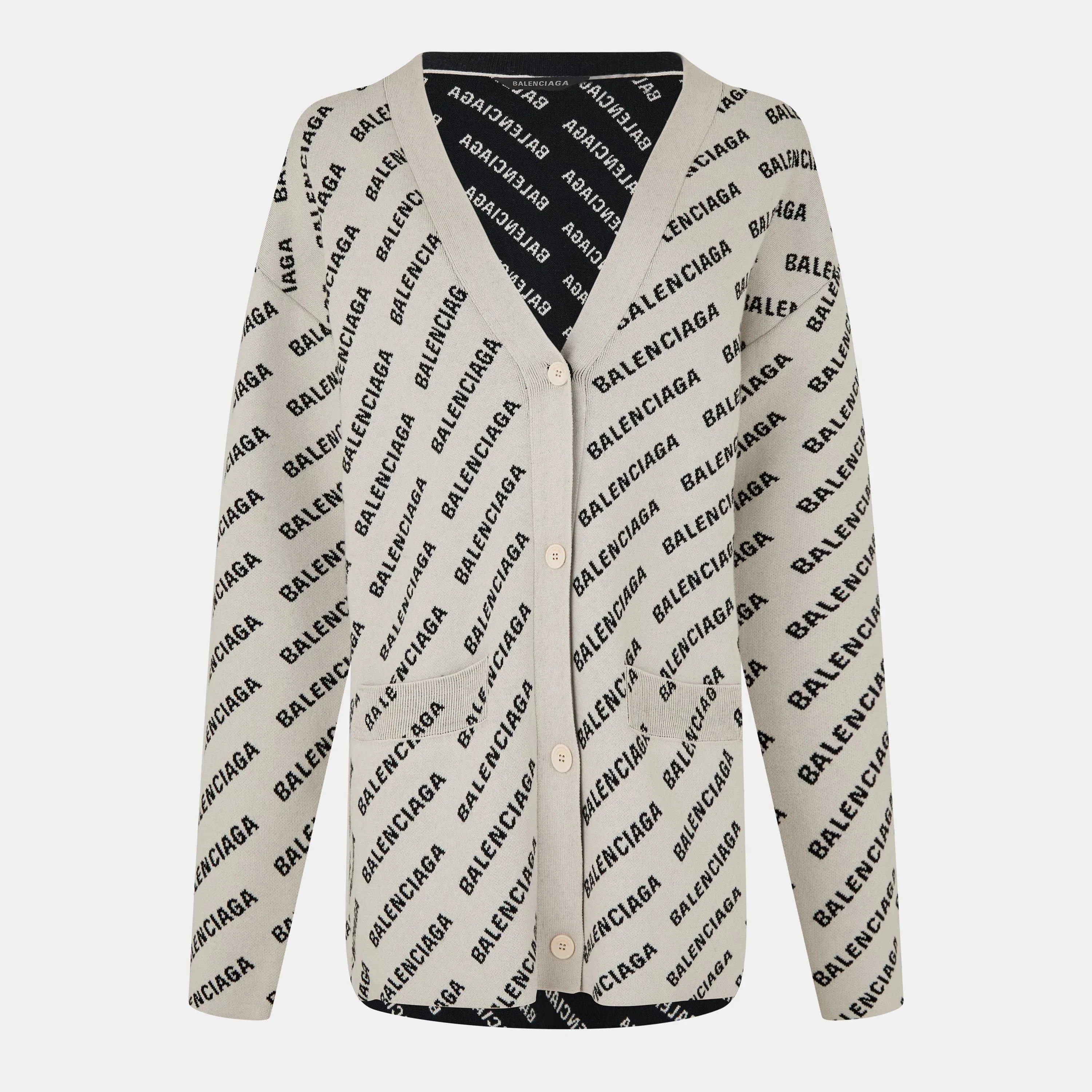 Scrolling Logo Cardigan