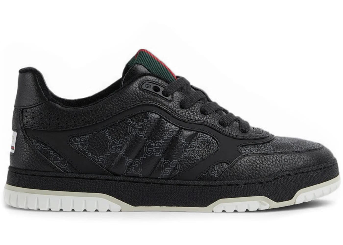 Gucci Re-Web Black Gg Leather
