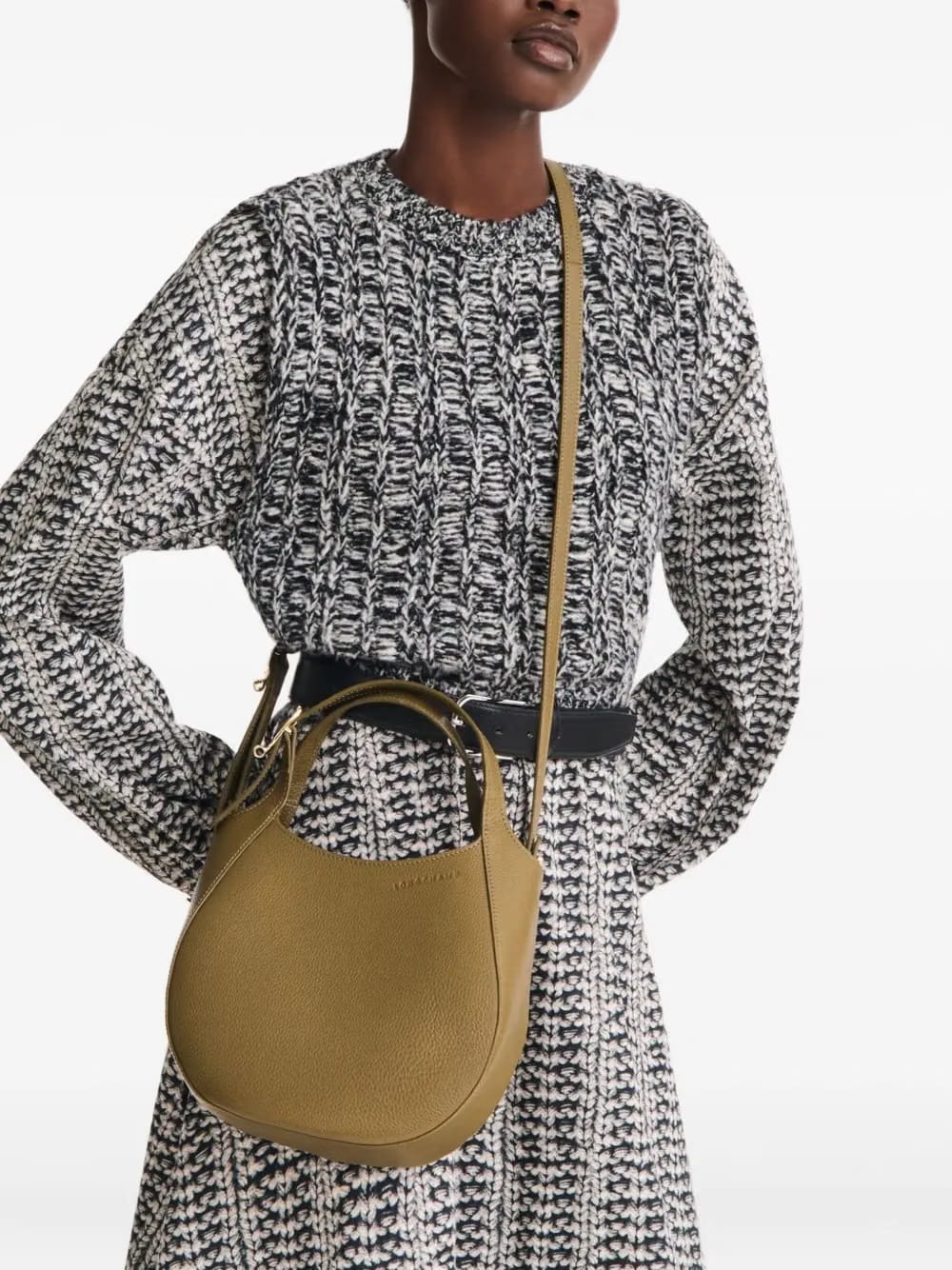 Le Foulonné round-shaped handbag