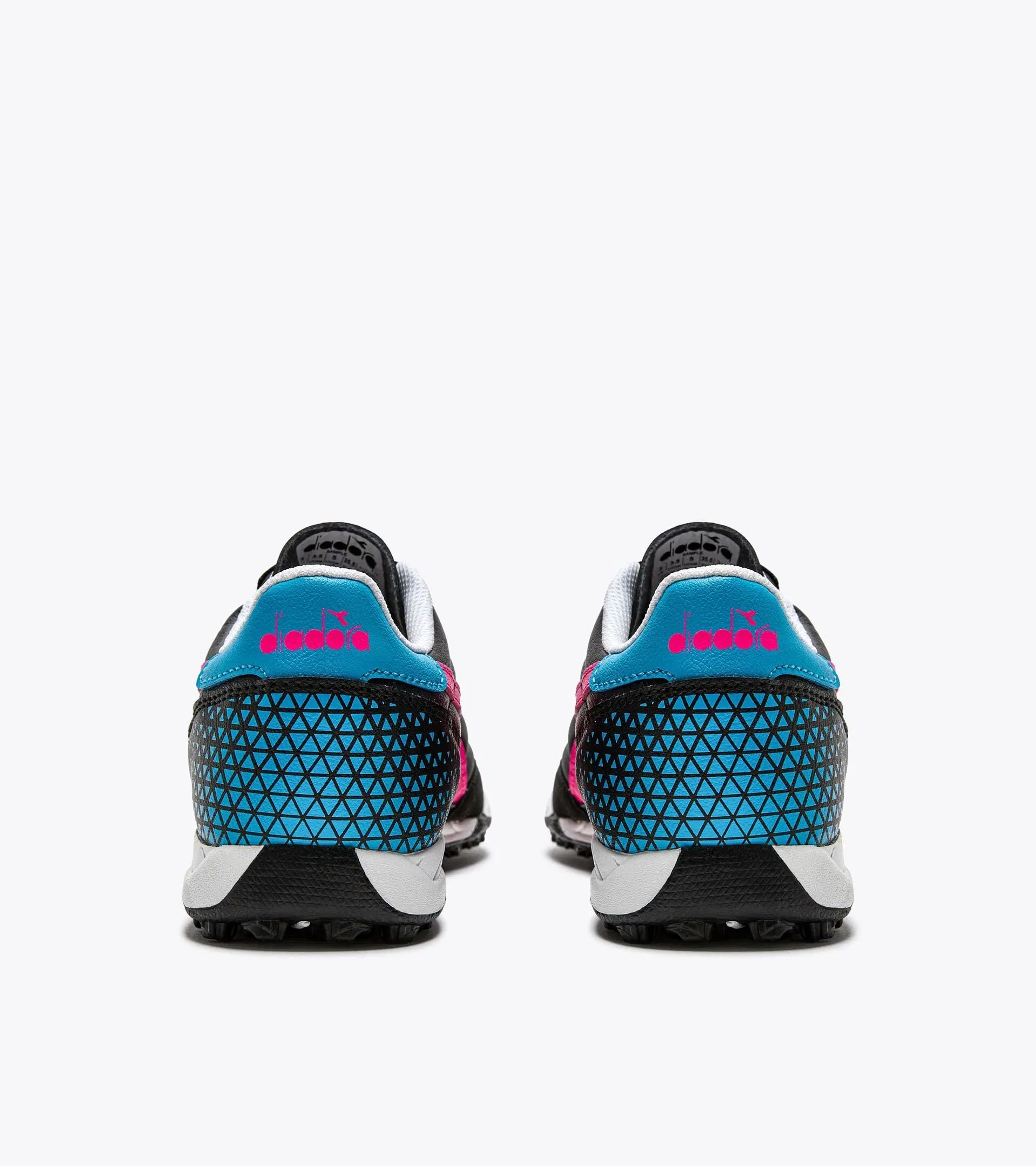 Diadora Calcetto Gr Lt Tf Y Blk/Pink Fluo/Cyan Blue Fluo