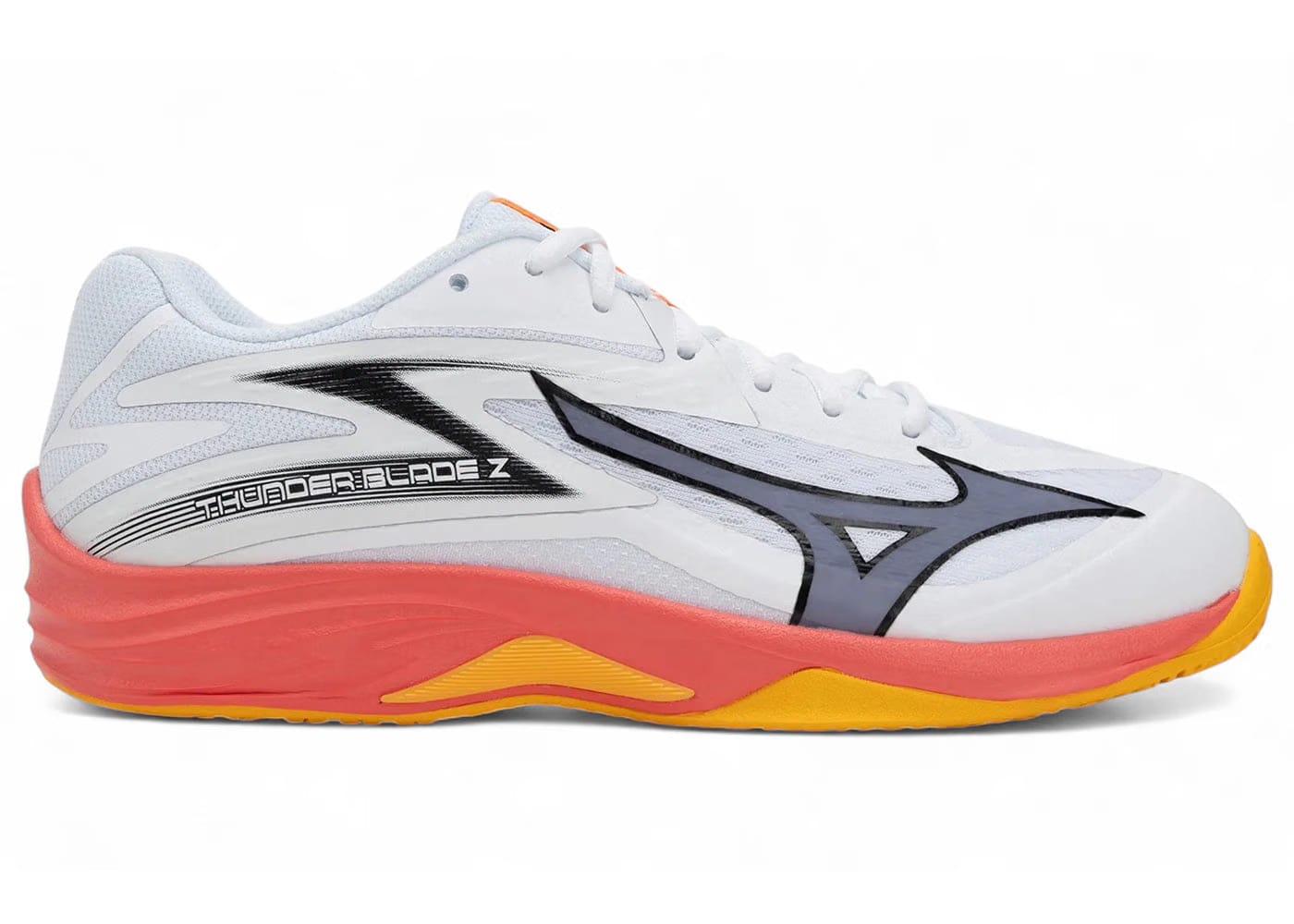 Mizuno Thunder Blade Z White Fiery Coral 2 Citrus