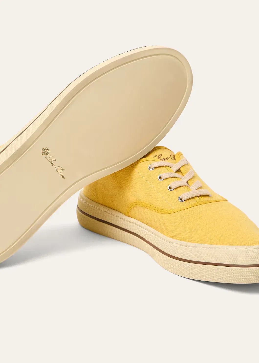 LoroPiana Nantucket Walk Sneaker Minty Lemon